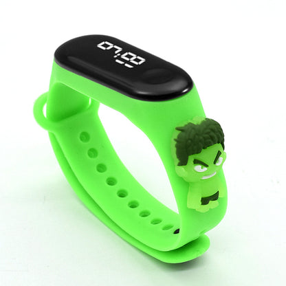Cartoon Superhero- Digital Watch Waterproof