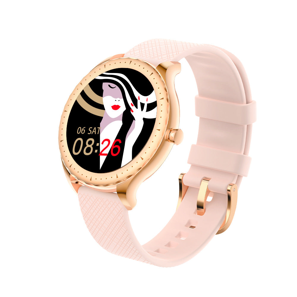 LuxeFit Women — Elegant IP67 Bluetooth 5.0 Smartwatch