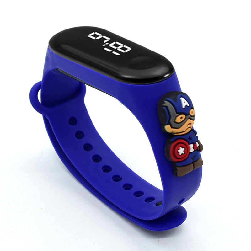 Cartoon Superhero- Digital Watch Waterproof
