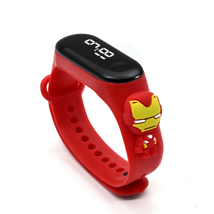 Cartoon Superhero- Digital Watch Waterproof