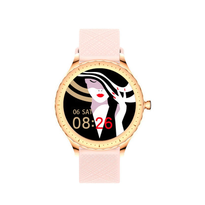 LuxeFit Women — Elegant IP67 Bluetooth 5.0 Smartwatch