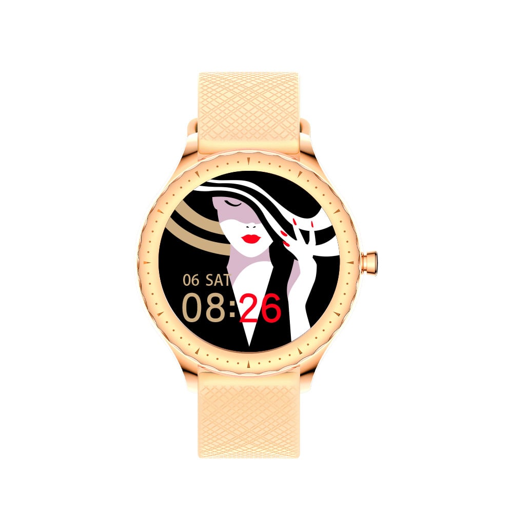 LuxeFit Women — Elegant IP67 Bluetooth 5.0 Smartwatch