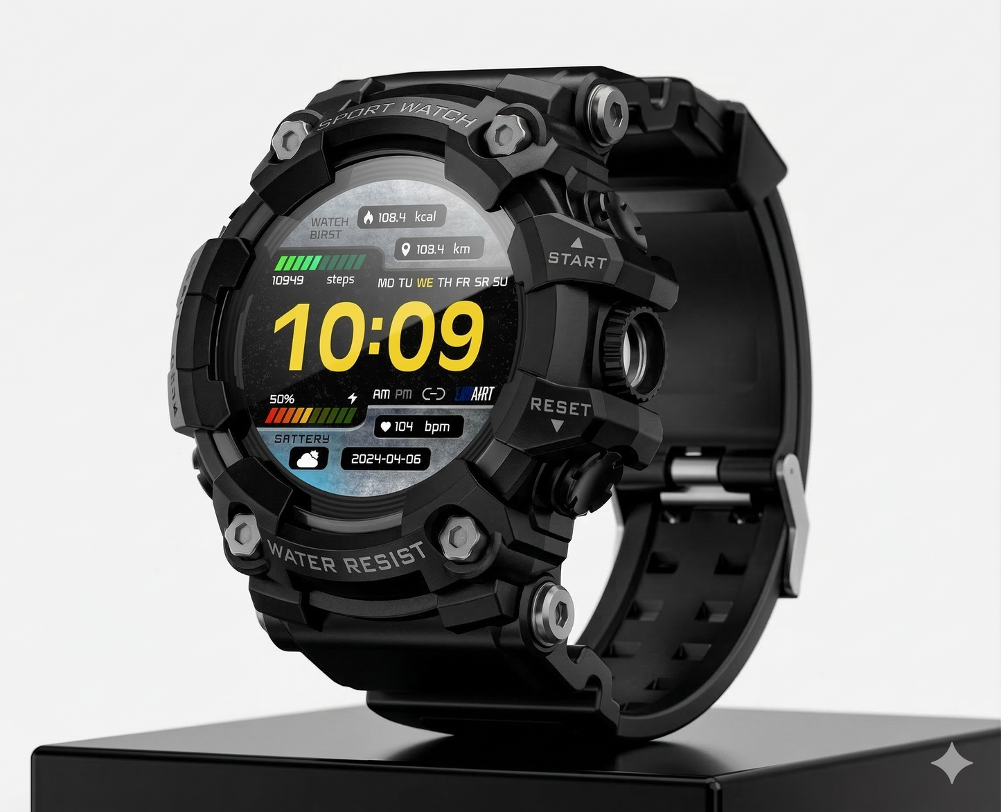 G PRO-Smart Watch with Bluetooth Calling and flash