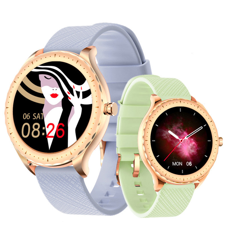 LuxeFit Women — Elegant IP67 Bluetooth 5.0 Smartwatch