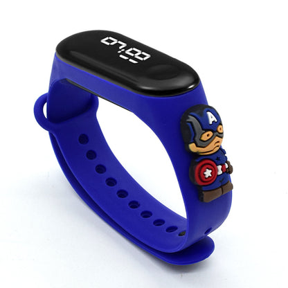 Cartoon Superhero- Digital Watch Waterproof