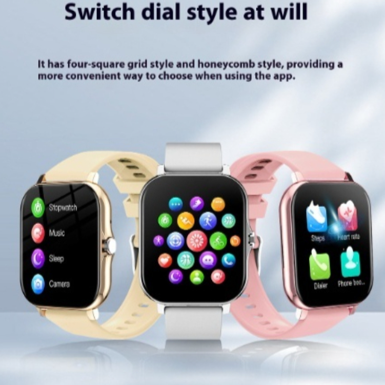 GlowFit Smartwatch — Multifunctional Health Watch in 4 Colors