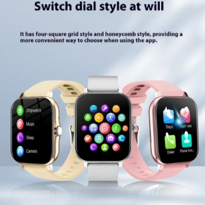 GlowFit Smartwatch — Multifunctional Health Watch in 4 Colors