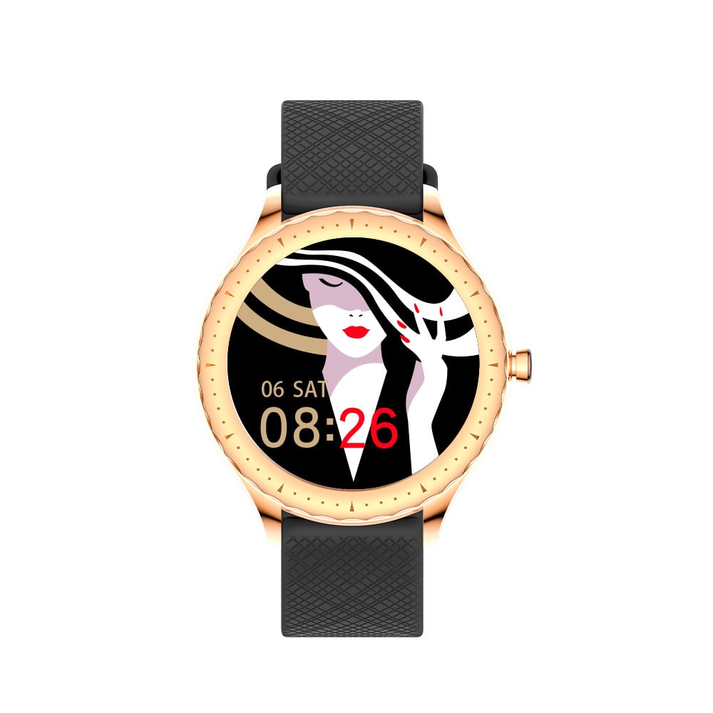 LuxeFit Women — Elegant IP67 Bluetooth 5.0 Smartwatch