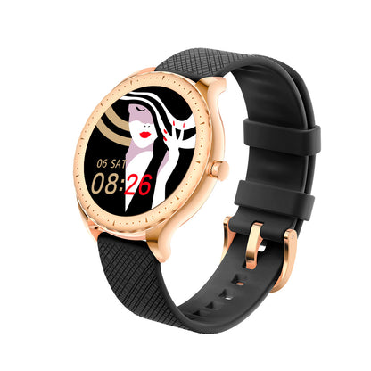 LuxeFit Women — Elegant IP67 Bluetooth 5.0 Smartwatch